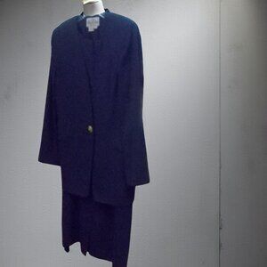 Oleg Cassini wool Blend Skirt Suit